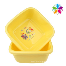 Fashion Square Cartoon Design Plastic Wash Basin (SLP041)